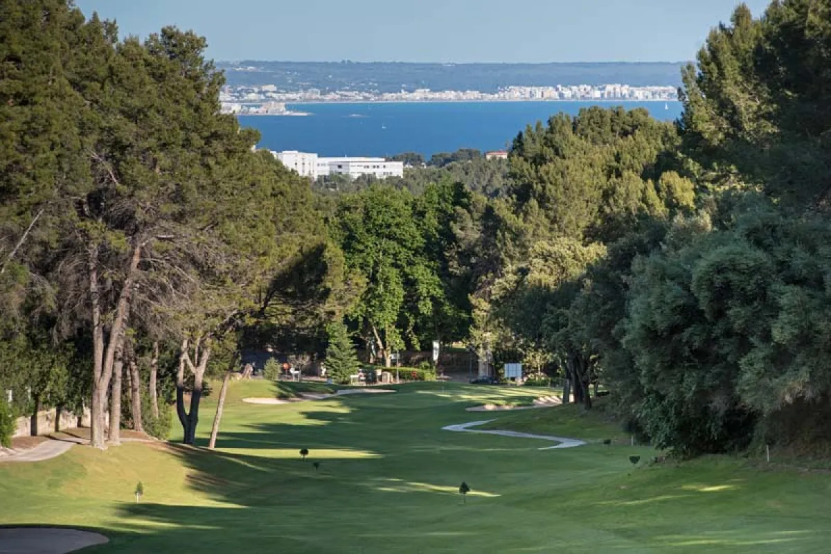 Mallorca Golf Son Vida Blick auf Palma