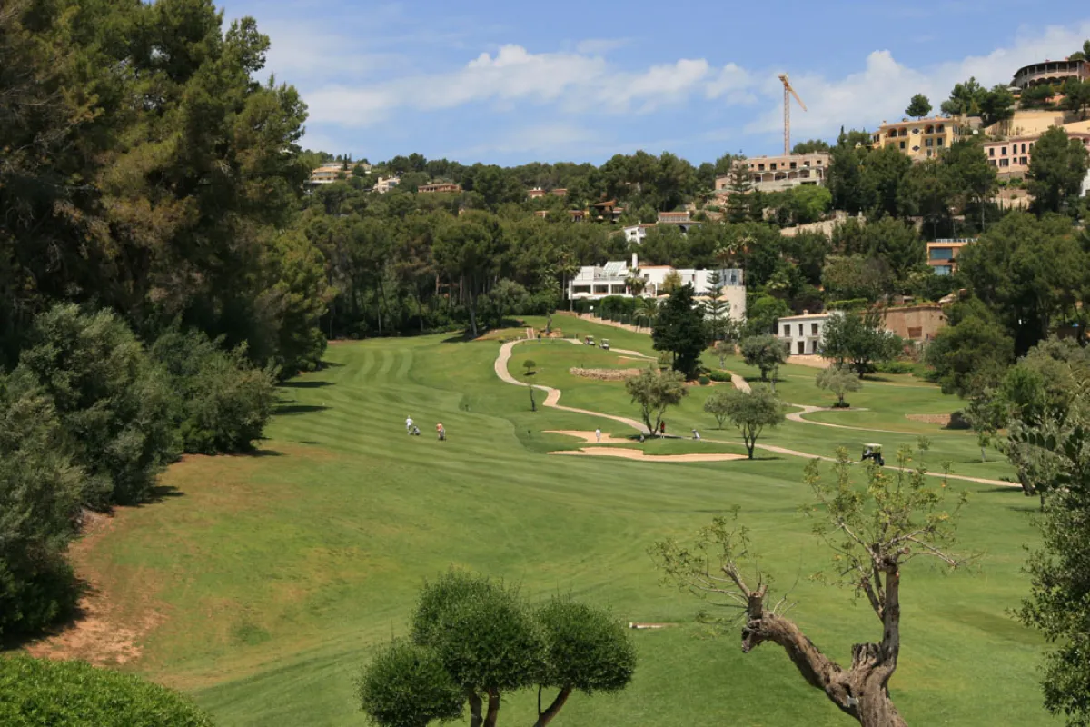 Mallorca Golf Son Vida Villen am Hang