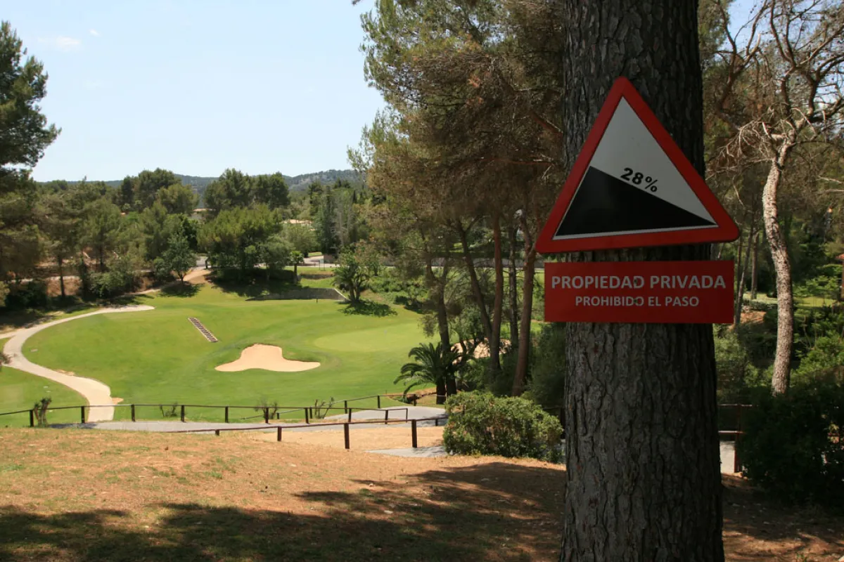 Mallorca Golf Son Vida Gefälle