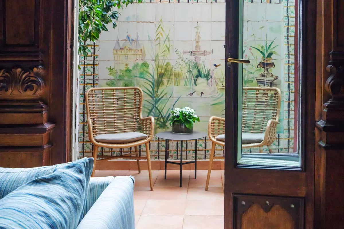 Mallorca Hotels Palma Boutique Hotel Can Cera Innenhof