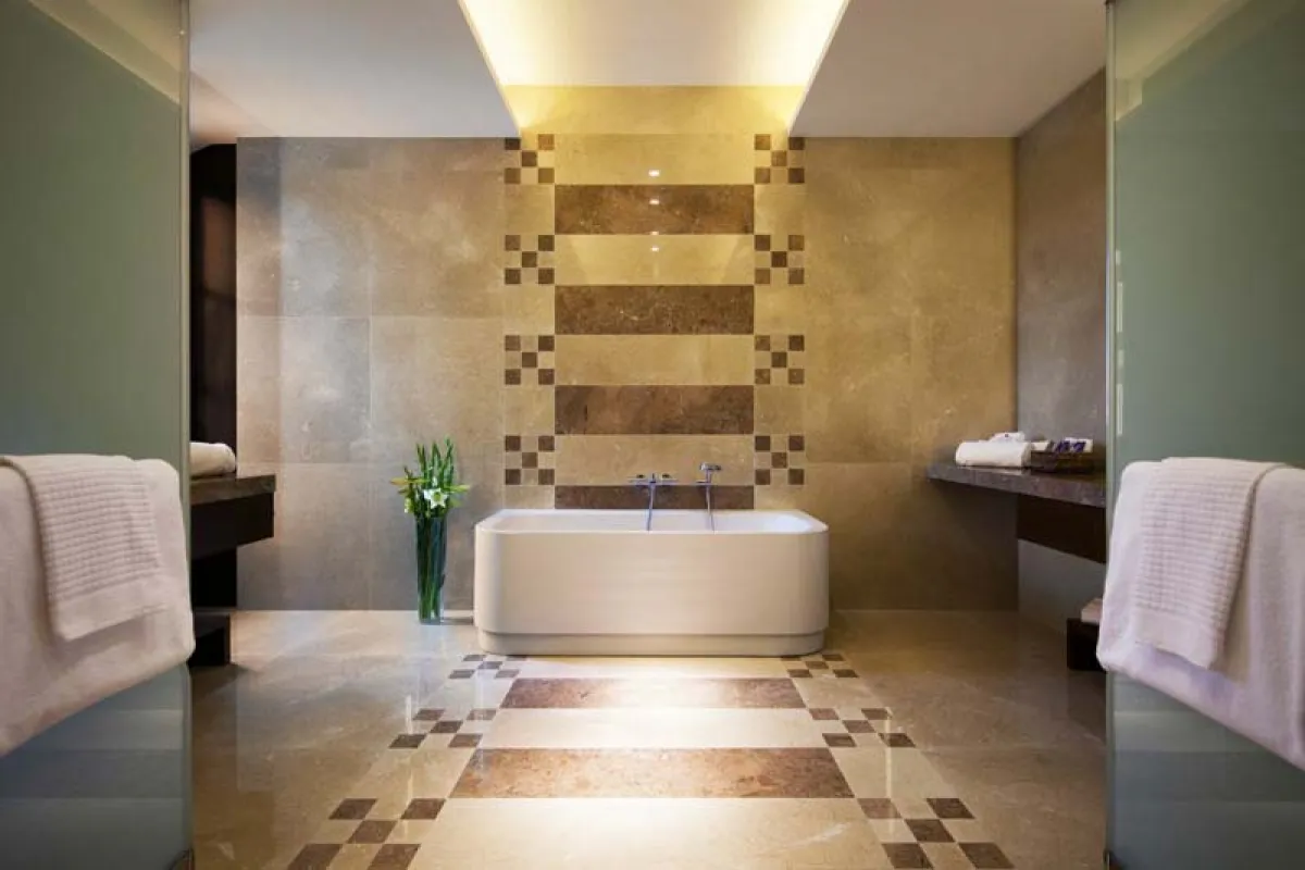 Mallorca Hotel Südwesten Luxushotels Castell Son Claret Zimmer Bad