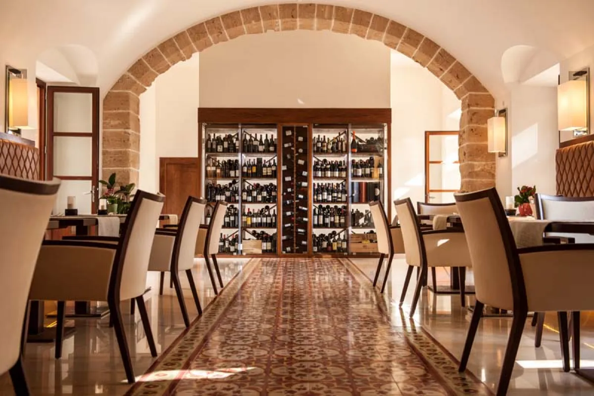 Mallorca Hotel Südwesten Luxushotels Castell Son Claret Restaurant Olivera