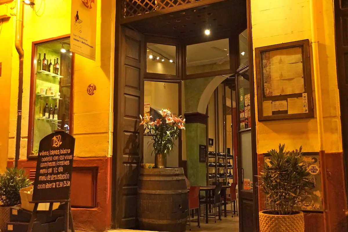 Mallorca Restaurants Palma de Mallorca 13 Porciente 13 Prozent außen