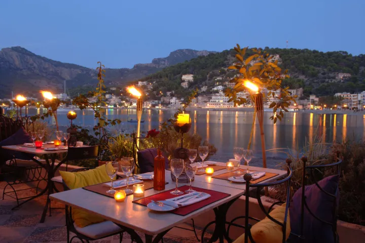 Mallorca Restaurants Port de Soller Agapanto Bucht